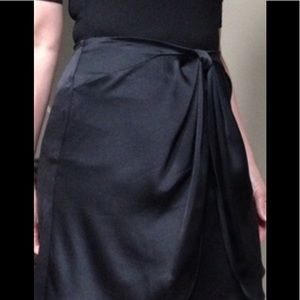 NEW Victoria's Secret black skirt in satin fabric